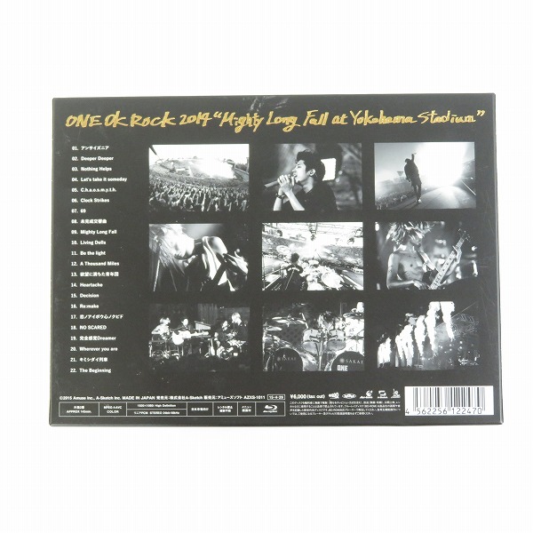 実際に弊社で買取させて頂いたBlu-ray/BD/ブルーレイ ONE OK ROCK/ワンオクロック 2014 Mighty Long Fall at Yokohama Stadiumの画像 1枚目