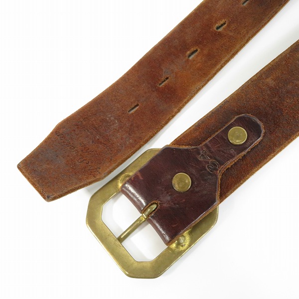実際に弊社で買取させて頂いたHollywood Trading Company /HTC/エイチティーシー レザーベルト/34 の画像 2枚目