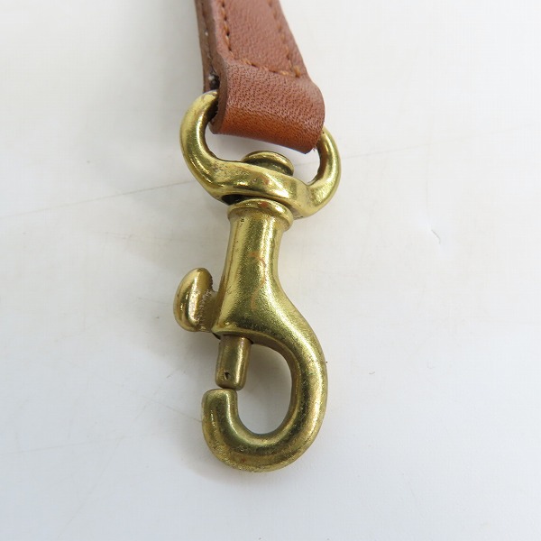 実際に弊社で買取させて頂いたCOACH/コーチ オールドコーチ ヴィンテージ レザー2Way ハンドバッグ/ショルダーバッグ 9942の画像 9枚目