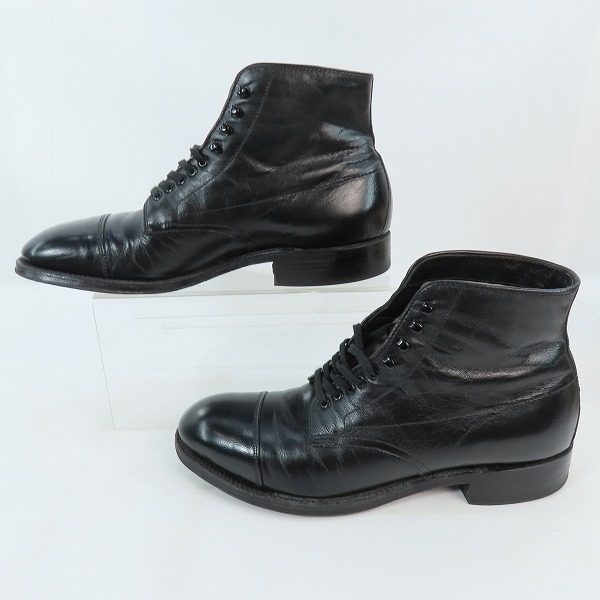 実際に弊社で買取させて頂いたAlden/オールデン SHIPS別注 ストレートチップ レースアップブーツ 41887/7Dの画像 3枚目