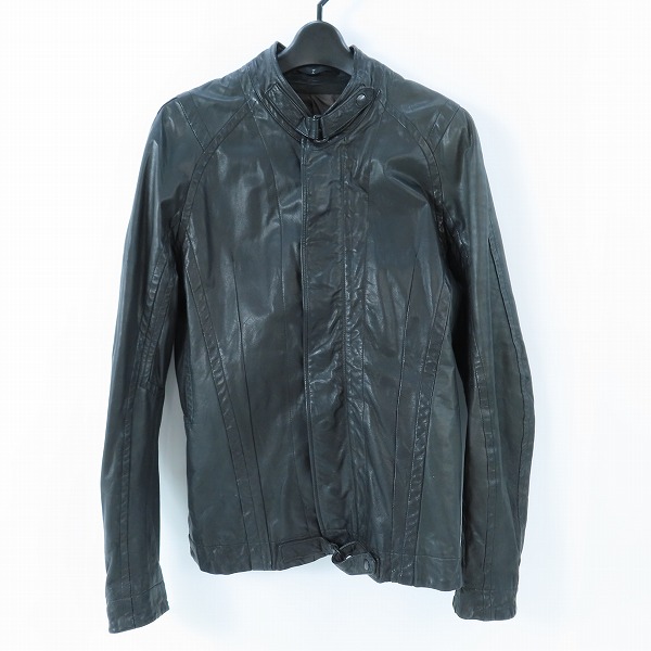 実際に弊社で買取させて頂いた【難有り】JULIUS/ユリウス COW SKIN カウレザージャケット/1