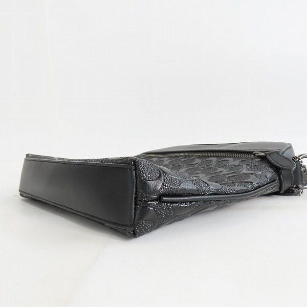 実際に弊社で買取させて頂いたCOACH/コーチ ショルダーバッグ レザー ブラック F73338の画像 3枚目