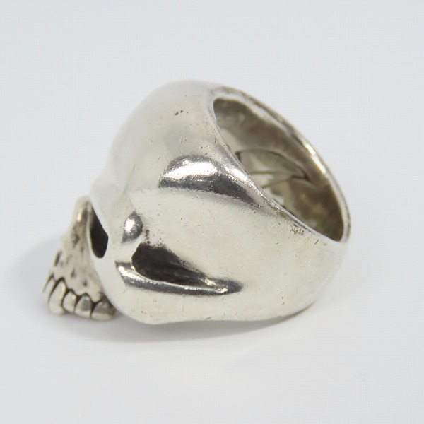 実際に弊社で買取させて頂いたCRAZY PIG/クレイジーピッグ EVIL SKULL RING LARGE ラージエビルスカル リング 14号の画像 2枚目