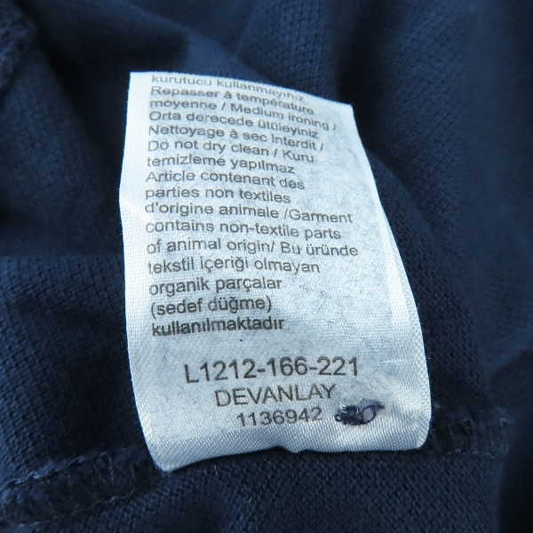 実際に弊社で買取させて頂いたLACOSTE/ラコステ 半袖ポロシャツ ネイビー 5の画像 4枚目