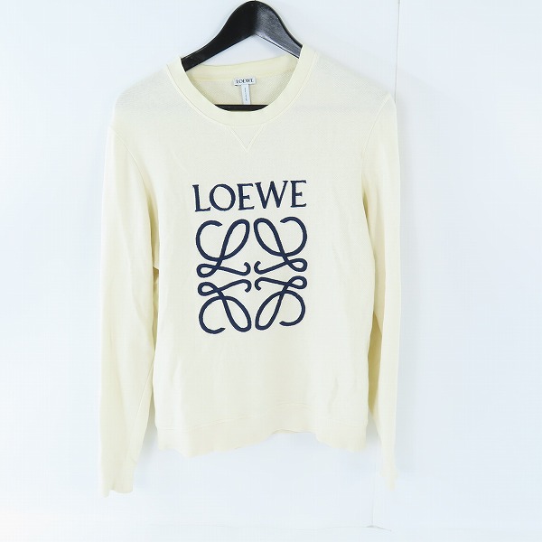 実際に弊社で買取させて頂いたLOEWE/ロエベ アナグラムエンブロイダリー刺繍 スウェット H6169410OF/XS