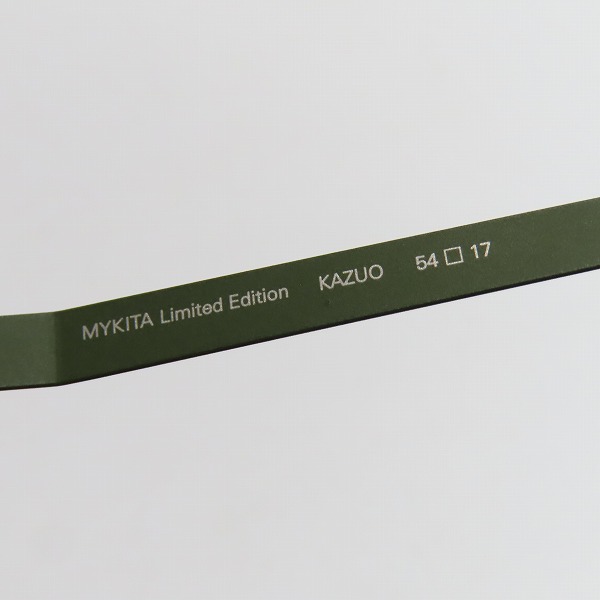 実際に弊社で買取させて頂いたMYKITA/マイキータ KAZUO SILVER/OLIVE メガネフレーム の画像 4枚目