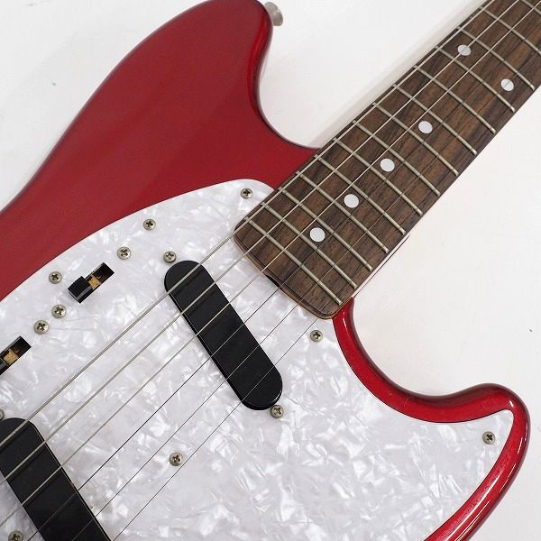 実際に弊社で買取させて頂いた★Fender Japan/フェンダージャパン MG69 MH CAR MUSTANG/ムスタング マッチングヘッド エレキギターの画像 4枚目