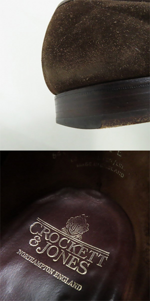 実際に弊社で買取させて頂いた【ジャンク】CROCKETT & JONES/クロケット＆ジョーンズ TEIGN ローファー/8.5Eの画像 7枚目