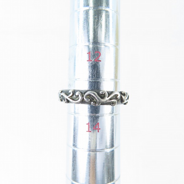 実際に弊社で買取させて頂いたBizarre/ビザール 唐草模様/アラベスク ストーン付 リング 13.5～14号の画像 7枚目