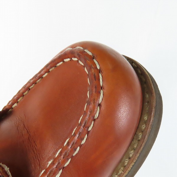 実際に弊社で買取させて頂いたRED WING/レッドウィング ビンテージ/80s MADE IN USA 羽タグ 編み上げブーツ 214の画像 7枚目