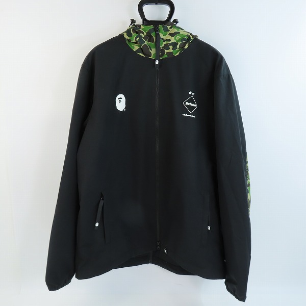実際に弊社で買取させて頂いたA BATHING APE×F.C.R.B./アベイシングエイプ×F.C.レアルブリストル カモフラ ジャケット FCRB-190104/XL