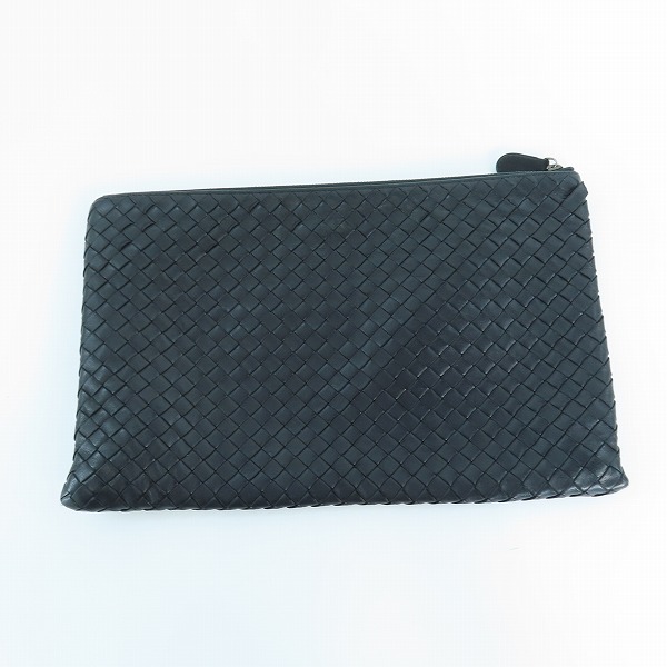 実際に弊社で買取させて頂いたBOTTEGA VENETA/ボッテガヴェネタ イントレチャート レザークラッチバッグ の画像 1枚目