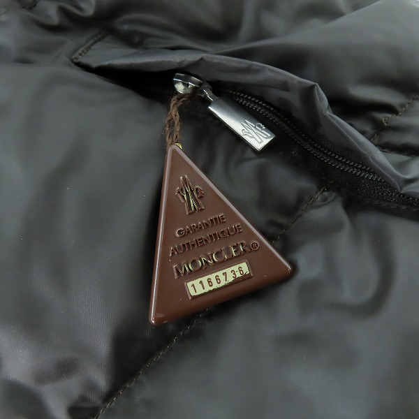 実際に弊社で買取させて頂いたMONCLER/モンクレール VALENTINE フード ダウンジャケット 49353/97/68959/0の画像 5枚目