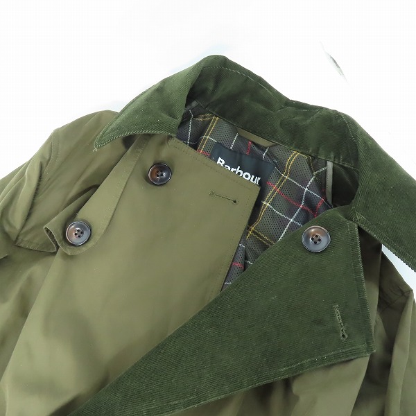 実際に弊社で買取させて頂いたBarbour/バブアー WHITLEY トレンチコート 231MCAS042/42の画像 7枚目