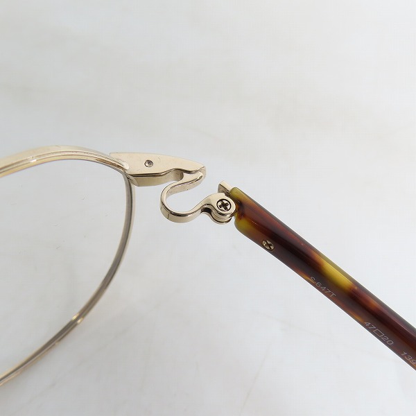 実際に弊社で買取させて頂いた999.9/フォーナインズ メガネフレーム アイウェア S-647T の画像 4枚目