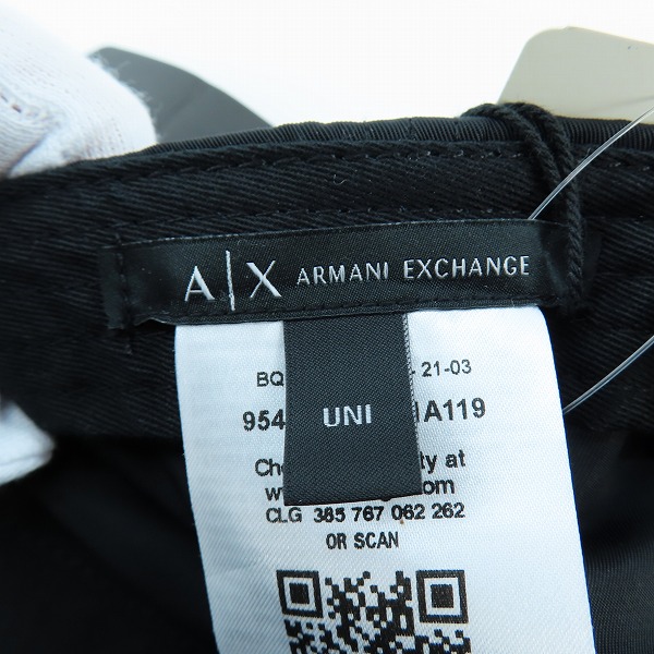 実際に弊社で買取させて頂いた【未使用】ARMANI EXCHANGE/アルマーニエクスチェンジ キャップの画像 6枚目