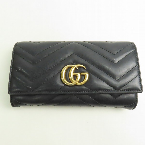 実際に弊社で買取させて頂いたGUCCI/グッチ GG MARMONT GG マーモント 長財布