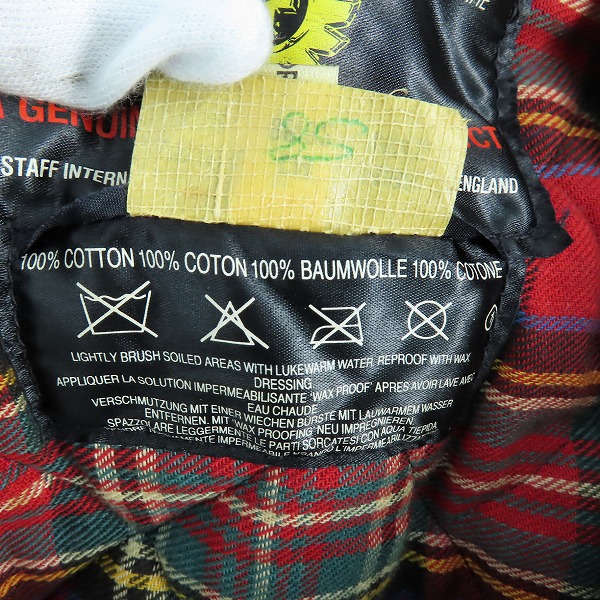 実際に弊社で買取させて頂いたBelstaff/ベルスタッフ 60～70’ ビンテージ トライアルマスタージャケット オイルドジャケット 44/46の画像 4枚目