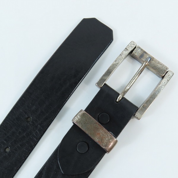 実際に弊社で買取させて頂いたBACKLASH/バックラッシュ イタリアンダブルショルダーシワ加工プルアップ レザーベルト 811-09の画像 1枚目