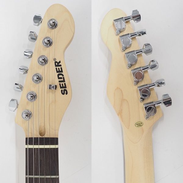 実際に弊社で買取させて頂いた★SELDER/セルダー ST-16/OR ストラトキャスターType エレキギター  ソフトケース付の画像 2枚目