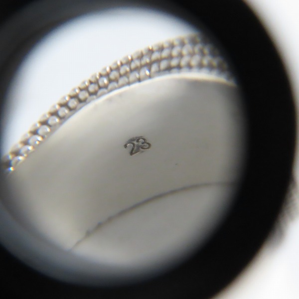 実際に弊社で買取させて頂いたGUCCI/グッチ インターロッキング Gリング/指輪/22-22.5号の画像 8枚目