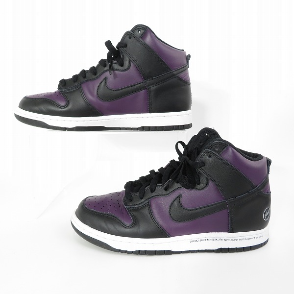 実際に弊社で買取させて頂いたNIKE×FRAGMENT DESIGN/ナイキ×フラグメントデザイン DUNK HI/F ダンクハイ 北京 DJ0382-600/26.5の画像 3枚目
