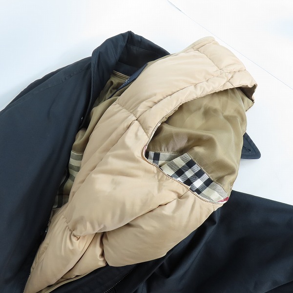 実際に弊社で買取させて頂いたBURBERRY LONDON/バーバリーロンドン ステンカラーコート ノバチェック ライナー付き BBN12-122-29 Sの画像 2枚目