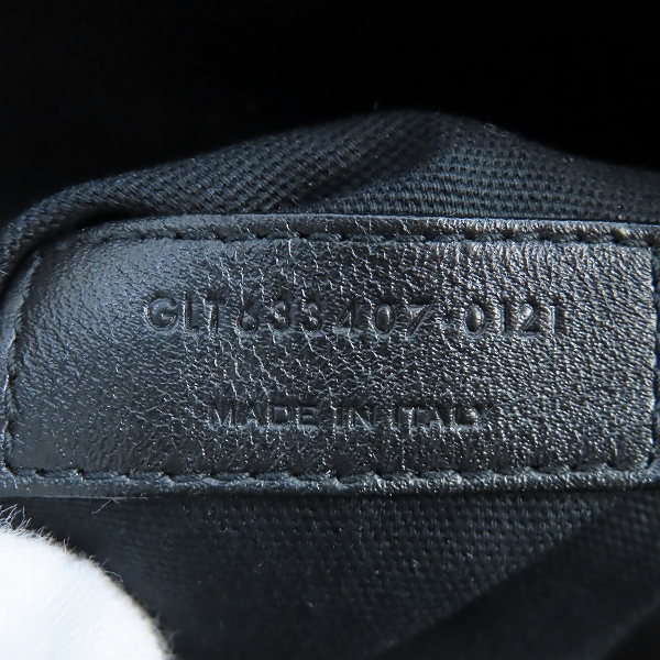 実際に弊社で買取させて頂いたSAINT LAURENT/サンローラン レザー 2way ボーリングバッグ ボストンバッグの画像 5枚目