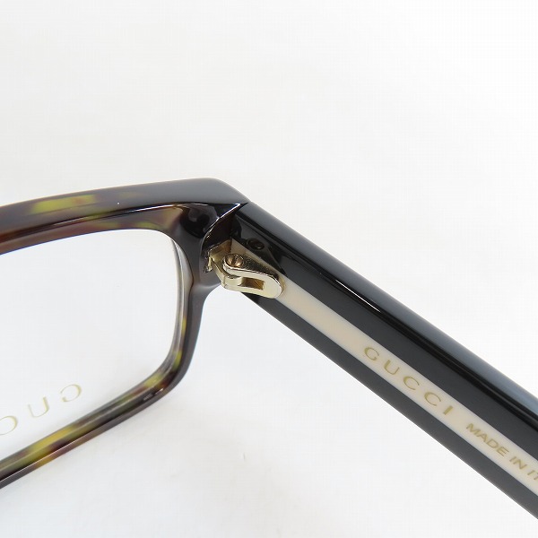実際に弊社で買取させて頂いた(2)GUCCI/グッチ メガネフレーム アイウェア GG0344OA-002の画像 4枚目