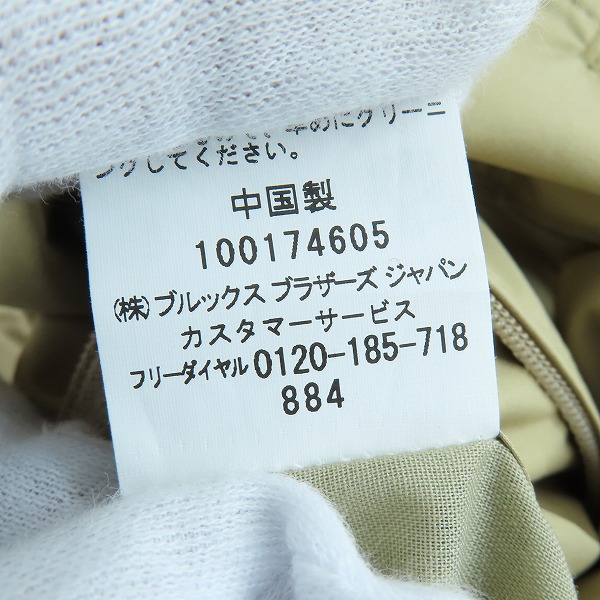 実際に弊社で買取させて頂いたBrooks Brothers/ブルックスブラザース ステンカラーコート Lの画像 6枚目