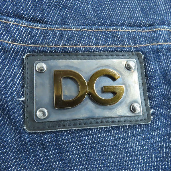 実際に弊社で買取させて頂いたDOLCE&GABBANA/ドルチェ&ガッバーナ 14CLASSIC プレート デニムパンツ/ジーンズ G32YTD/G8A34/46の画像 6枚目
