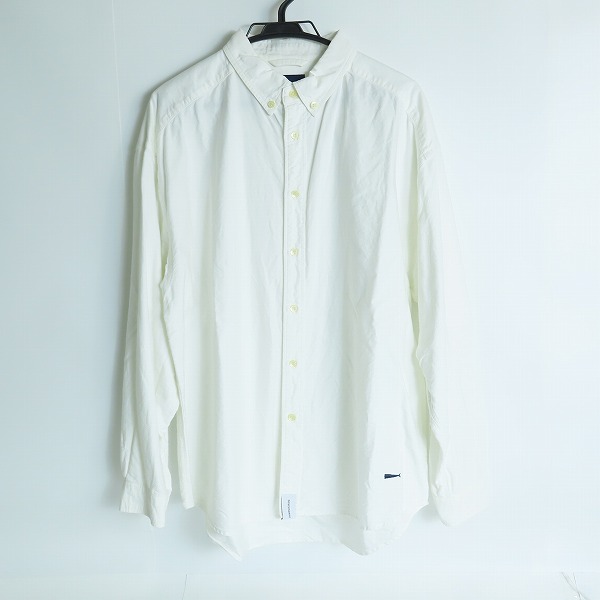 実際に弊社で買取させて頂いたDESCENDANT/ディセンダント 長袖 ボタンシャツ ホワイト/2