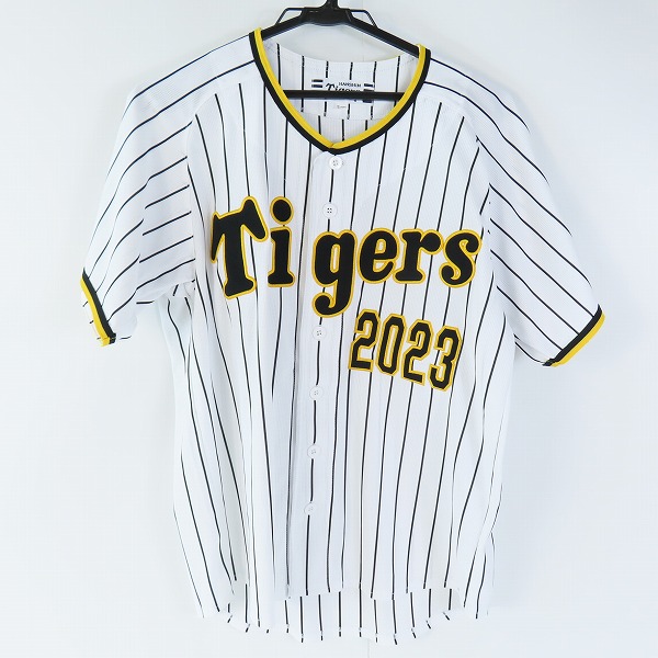 実際に弊社で買取させて頂いたMIZUNO/ミズノ 阪神タイガース 2023チャンピオン レプリカユニフォーム/S