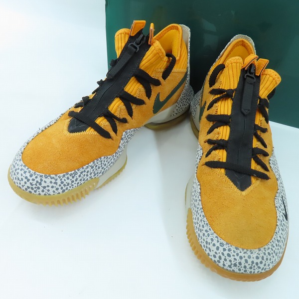 実際に弊社で買取させて頂いたNIKE/ナイキ LEBRON XVI LOW AC/レブロン16 ロー アトモス サファリ CD9471-800/27.5