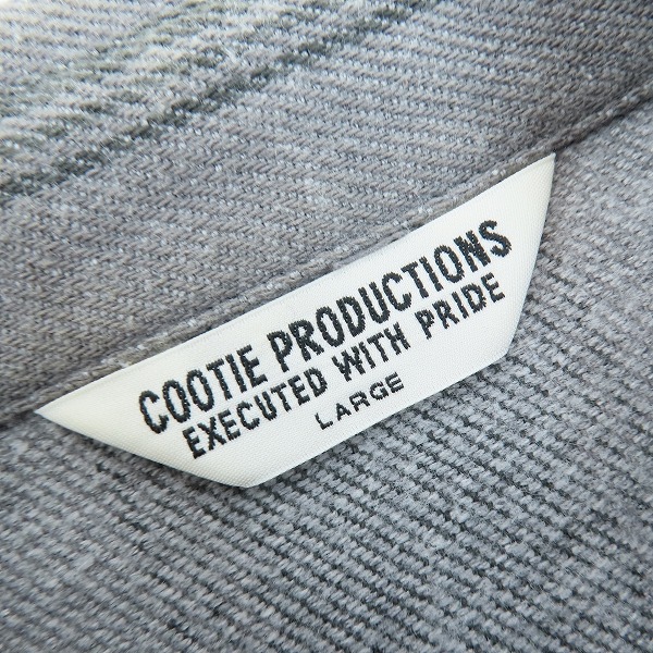 実際に弊社で買取させて頂いたCOOTIE/クーティー ボタン ワークシャツ Lの画像 2枚目