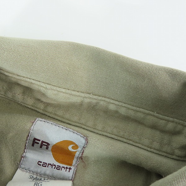実際に弊社で買取させて頂いたCARHARTT/カーハート ワークシャツ 294-62 XL の画像 8枚目