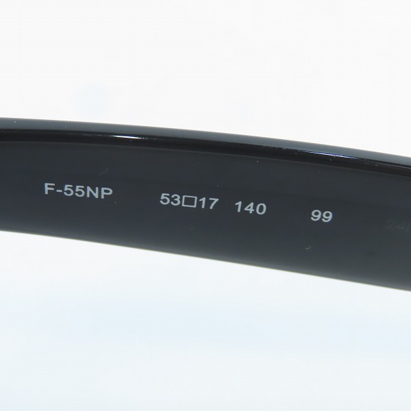 実際に弊社で買取させて頂いた999.9/フォーナインズ feelsun フィールサン アイウエア/サングラス F-55NPの画像 3枚目