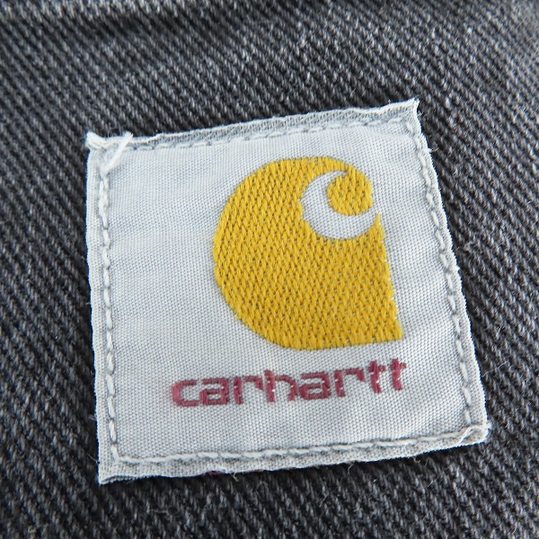 実際に弊社で買取させて頂いたCarhartt WIP/カーハート ロゴ パッチ ワイドレッグ ジーンズ/34×32の画像 2枚目