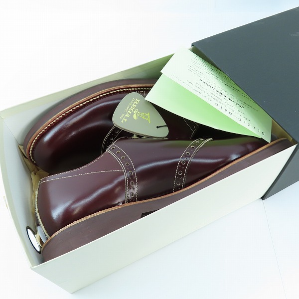 実際に弊社で買取させて頂いたGLADHAND×REGAL/グラッドハンド×リーガル サドルシューズ 606S DBR/26の画像 8枚目