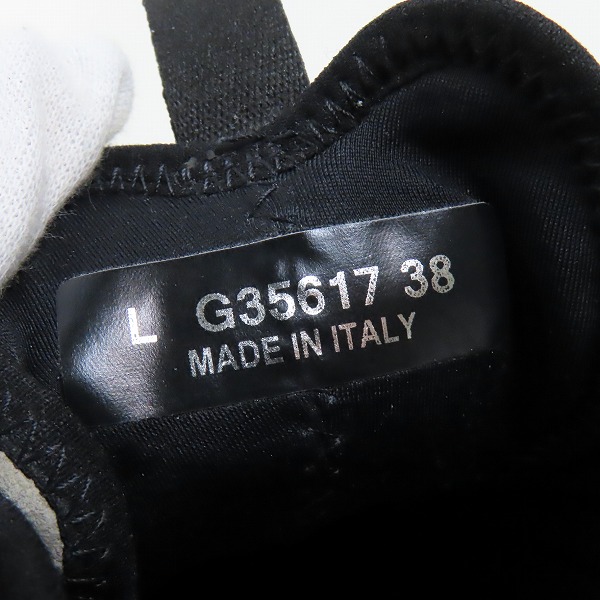 実際に弊社で買取させて頂いたCHANEL/シャネル 22SS バックロゴ CCココマーク スニーカー G35617/38の画像 5枚目