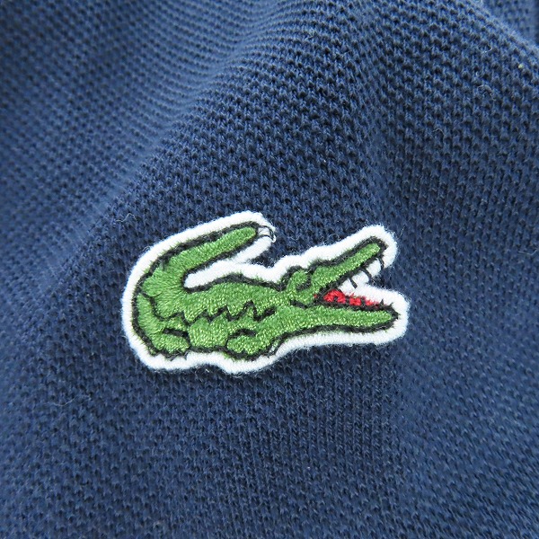 実際に弊社で買取させて頂いたLACOSTE/ラコステ 半袖ポロシャツ ネイビー 5の画像 5枚目