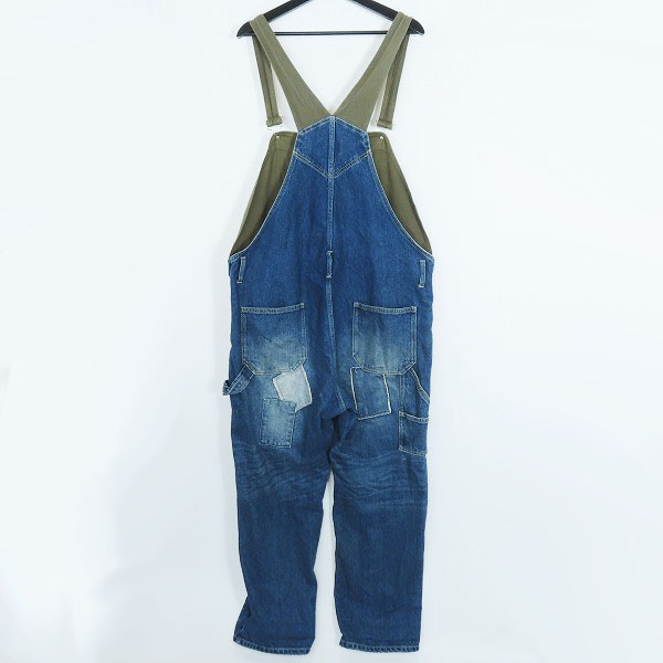 実際に弊社で買取させて頂いたglamb/グラム ドッキング デニム モーリスオーバーオール GB17AT/P10/4の画像 1枚目