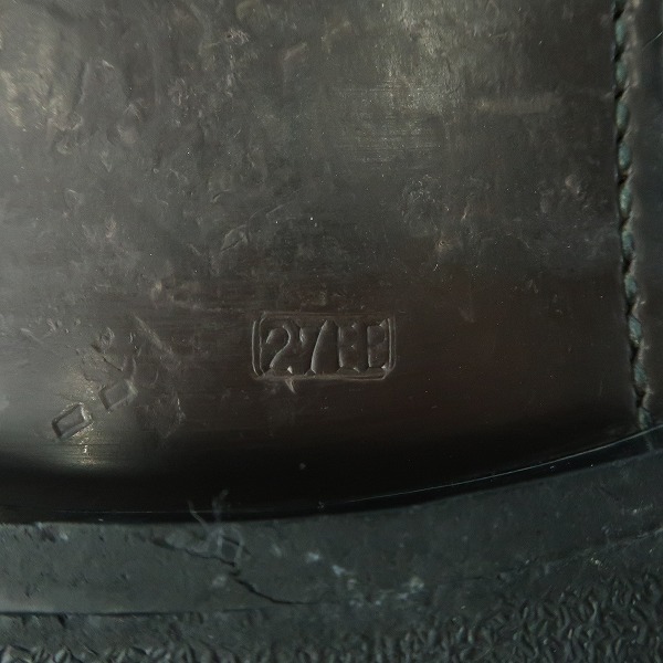 実際に弊社で買取させて頂いたREGAL/リーガル ウイングチップ レザー シューズ ブラック 2589/27の画像 6枚目