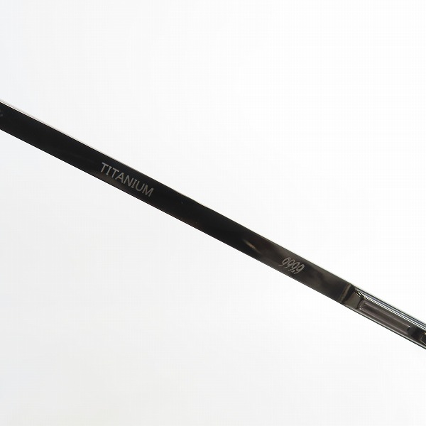 実際に弊社で買取させて頂いた999.9/フォーナインズ メガネフレーム アイウェア S-926Tの画像 6枚目