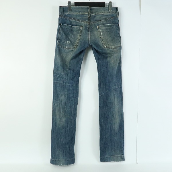 実際に弊社で買取させて頂いたDOLCE&GABBANA/ドルチェ&ガッバーナ クラッシュ加工 デニムパンツ G32VLD G8A12 /44の画像 1枚目