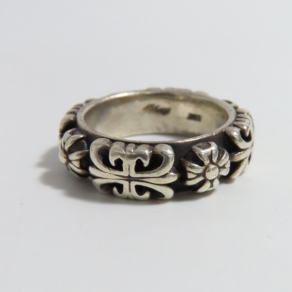 実際に弊社で買取させて頂いたA&G/エーアンドジー クロス シルバーリング 16.5～17号の画像 3枚目