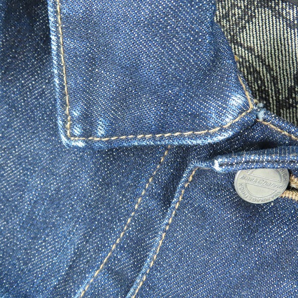 実際に弊社で買取させて頂いたBackChannel/バックチャンネル デニムジャケット Lの画像 6枚目