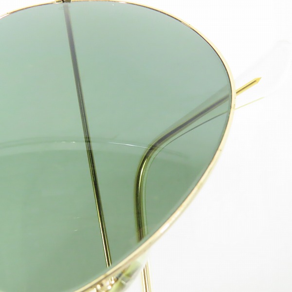 実際に弊社で買取させて頂いたRay-Ban/レイバン B&L/ボシュロム社製 ティアドロップ型 アイウェア/サングラス ゴールドの画像 7枚目