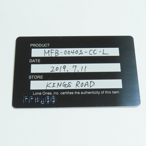 実際に弊社で買取させて頂いた【ギャラ付き】LONE ONES/ロンワンズ SILK LINK SMALL/シルクリンク スモール シルバーブレスレット MFB-0040S-CC-Lの画像 7枚目