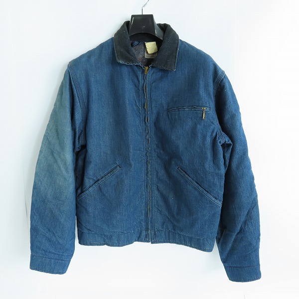 実際に弊社で買取させて頂いたcarhartt/カーハート 襟コーデュロイ ジップアップ デニムジャケット/38